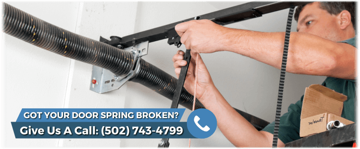 Broken Garage Door Spring Louisville KY